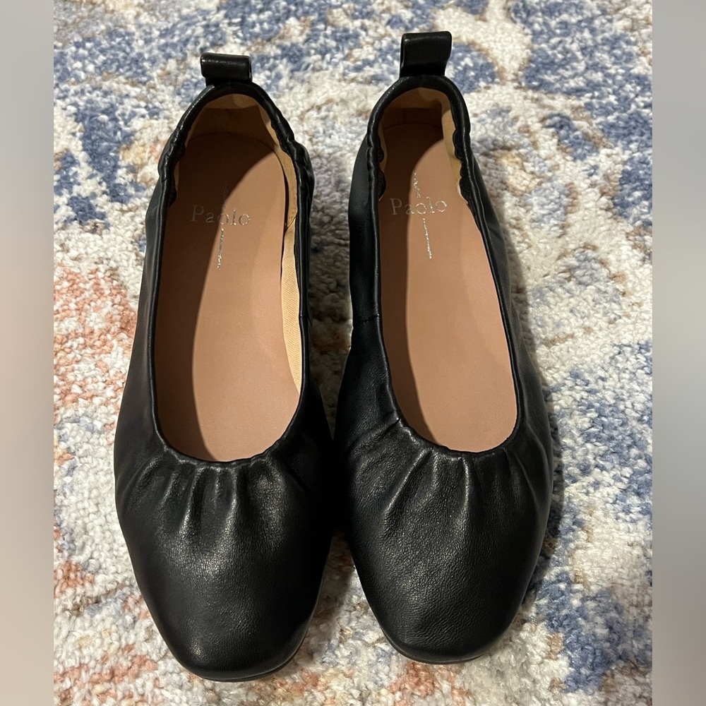 Buttery soft black leather ballet flats. Ridiculously comfortable. Rarely worn.